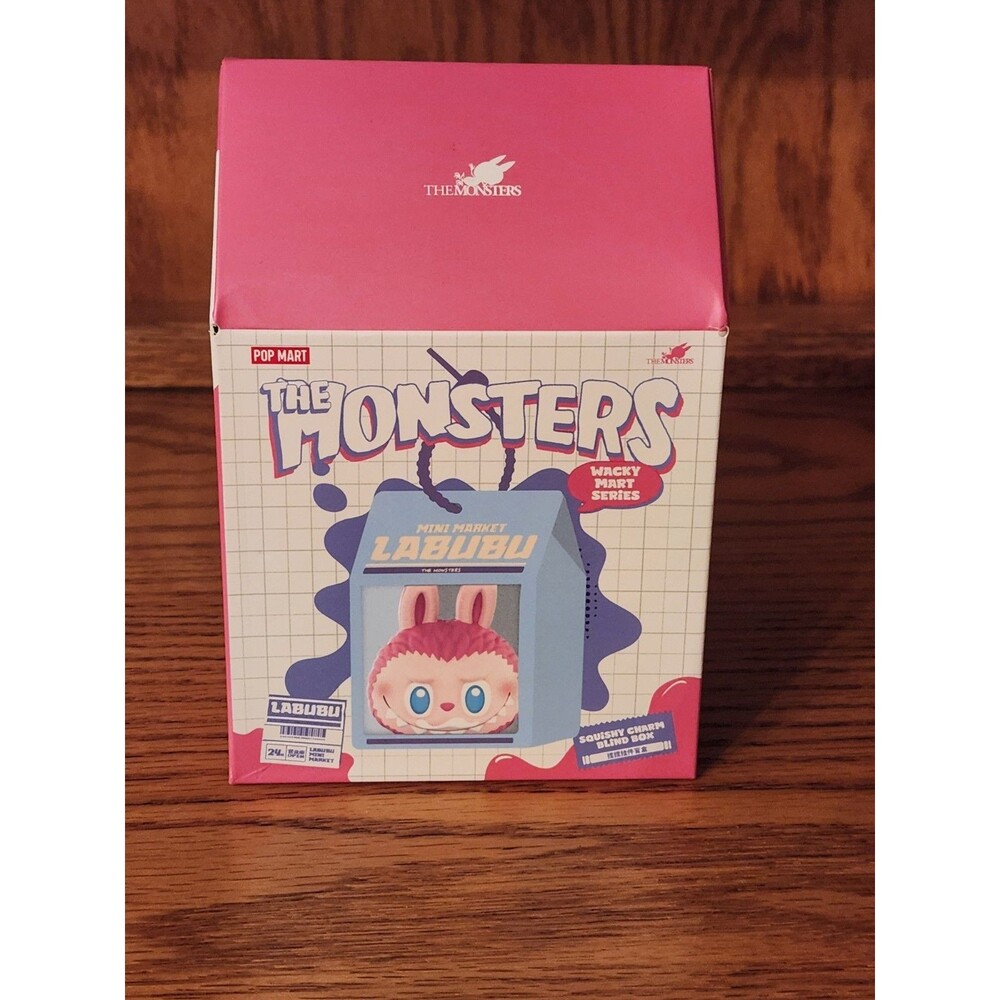 New! Pop Mart The Monsters Labubu Wacky Mart Squishy Charm Blind Box